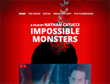 Tablet Screenshot of impossiblemonsters.com